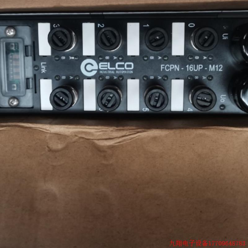 拍前询价:全新宜科ELCO模块 型号:FCPN-16UP-M12 货号:FB130007