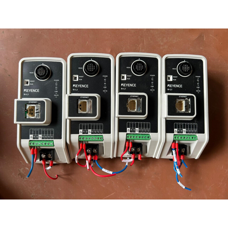拍前询价：基恩士扫码器控制器N-L1 5个，成色如图