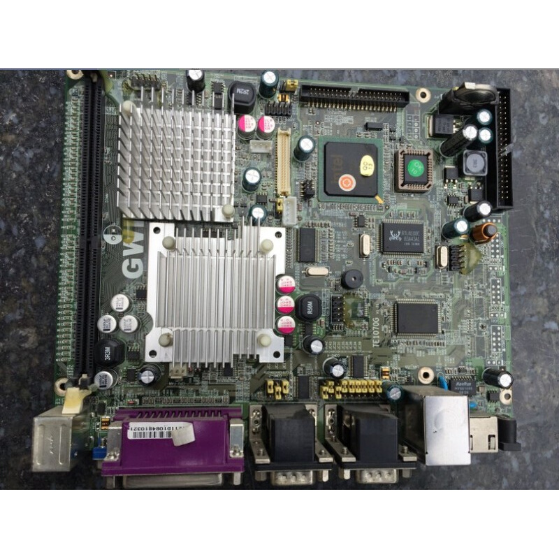 拍前询价：原装拆机 GWl WT8872A TE1070G 全集成 双网卡 4个COM