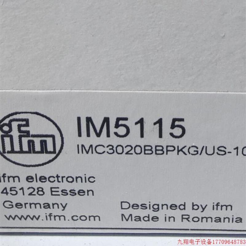 拍前询价:IFM IM515A IM5115 IM5116 IM5117 全新原装正品易福门