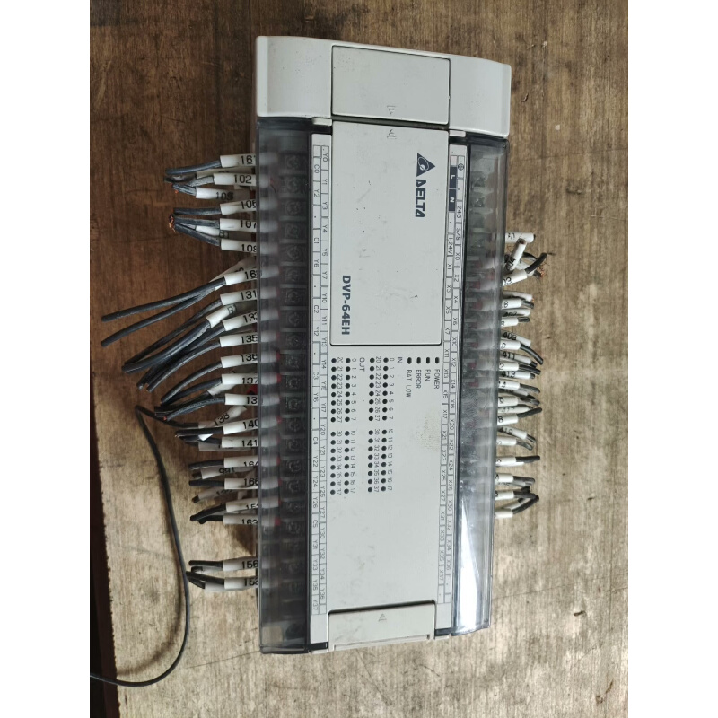 拍前询价：(议价)台达PLC  型号DVP64EH00R2拆机件，功能完好，成