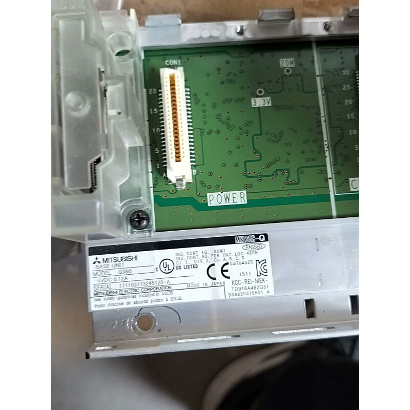 拍前询价：PLC三菱Q38B基板功能包好成色好全新原装拍前请询价
