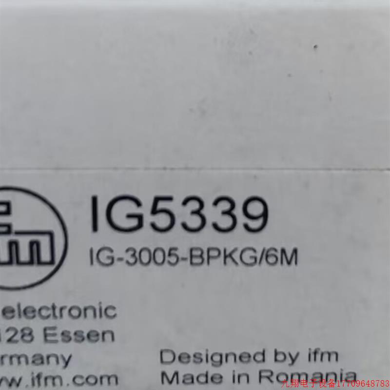 拍前询价:IFM IG5339 IGM206 IGW200 全新原装正品易福门  现货