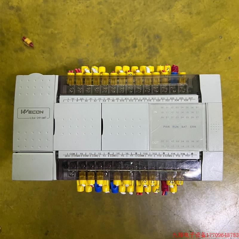 拍前询价:(议价)拆机 维控 PLC LX3V-2416MT-A 一台