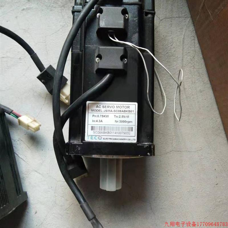 拍前询价:TECO 伺服电机 JSMA-SC08ABKB01