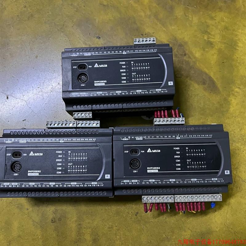 拍前询价:(议价)拆机 台达 PLC DVP32ES200R 三台