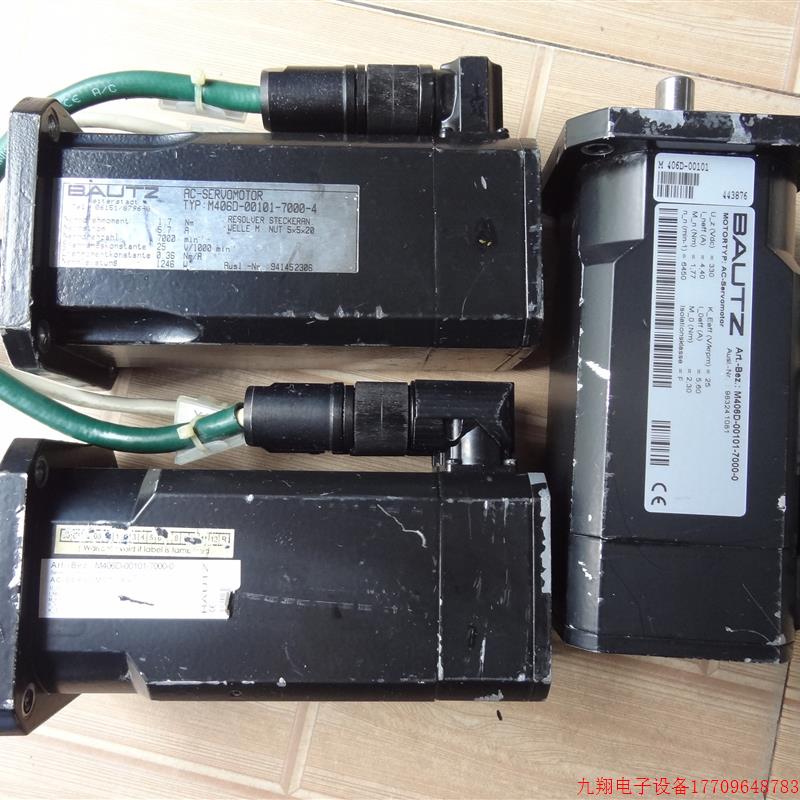 拍前询价:拆机宝茨 BAUTZ伺服电机 M406D-00101-7000-