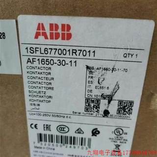 拍前询价:ABB接触器 AF1650-30-11 100-250V A