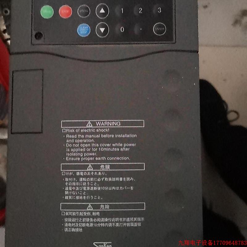 拍前询价:三肯变频器S06-4A006-B拆机功能好成色可以充新1.5