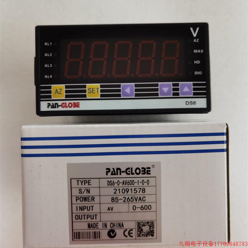 拍前询价:电压表DS6-0-AV600-I-0-0/AV0-600台湾泛达PAN-GLOBE原