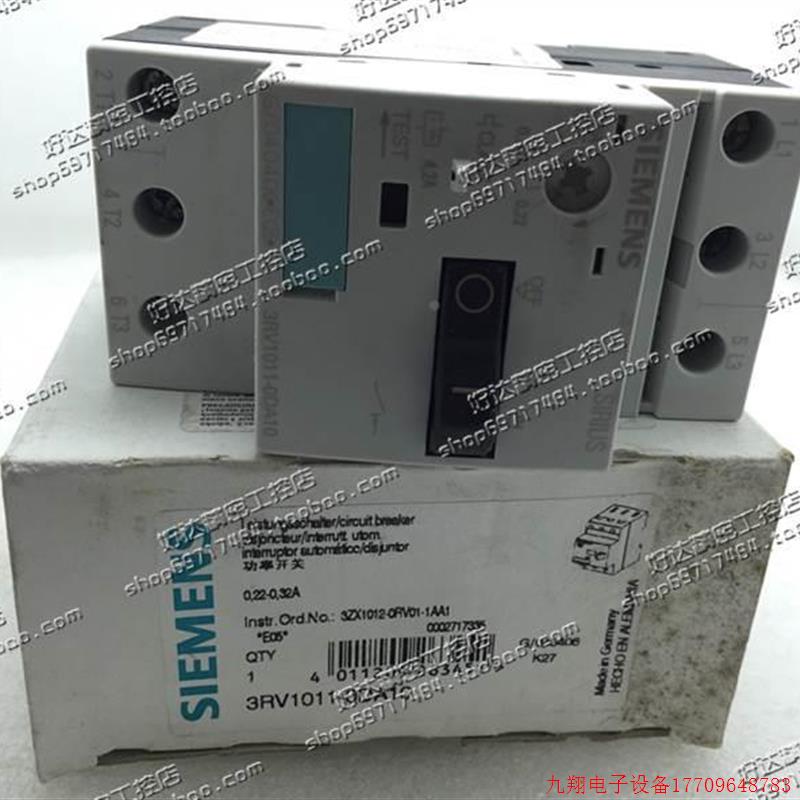 拍前询价:SIEMENS西门 马达保护子断路器3RV101全1-0DA10 新原装