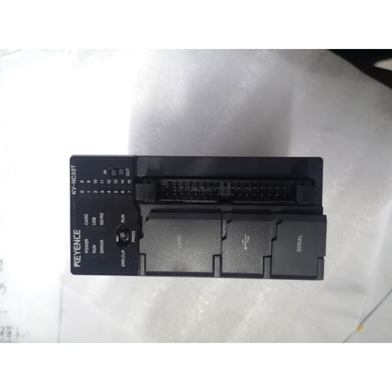 拍前询价：九五新基恩士KV-NC32T PLC 控制器实物图片成色很好全