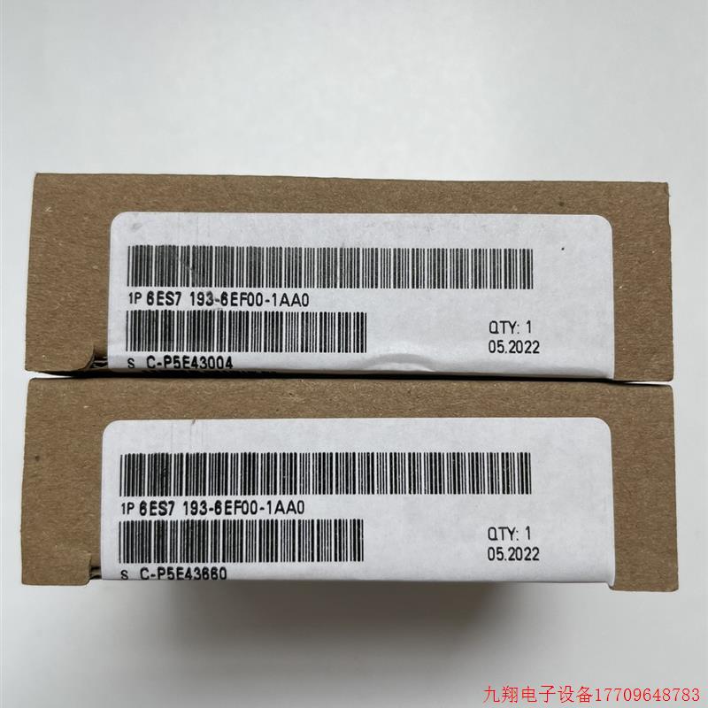 拍前询价:6ES7193-6EF00-1AA0安全模块放混插销136-6ba00附件定
