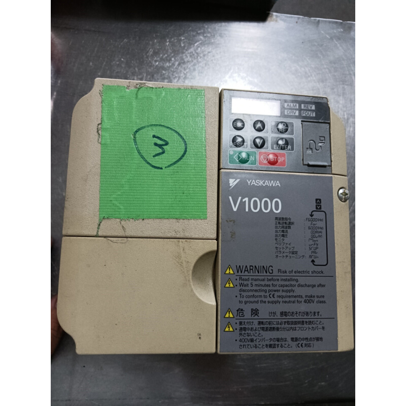 拍前询价：[议价]安川99新变频器CIMR-VA2A0020BAA 5.5KW