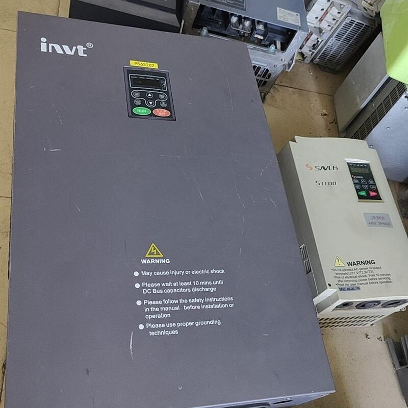 拍前询价：英威腾变频器包好CHF100A-090G/110P-4成色还请询价