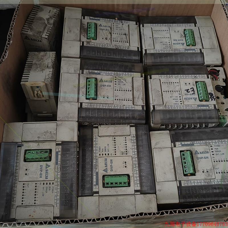 拍前询价:原装拆机台达PLC  DVP16EH00R2,