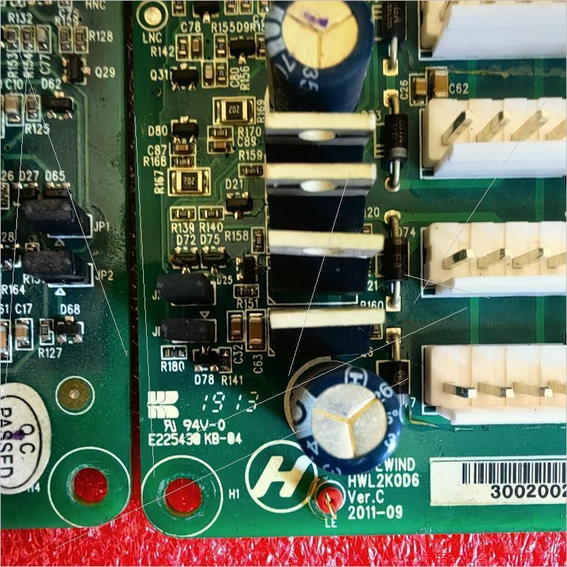 拍前询价:(议价)禾望功率模块驱动板:HWL2K0D6:拆机包好