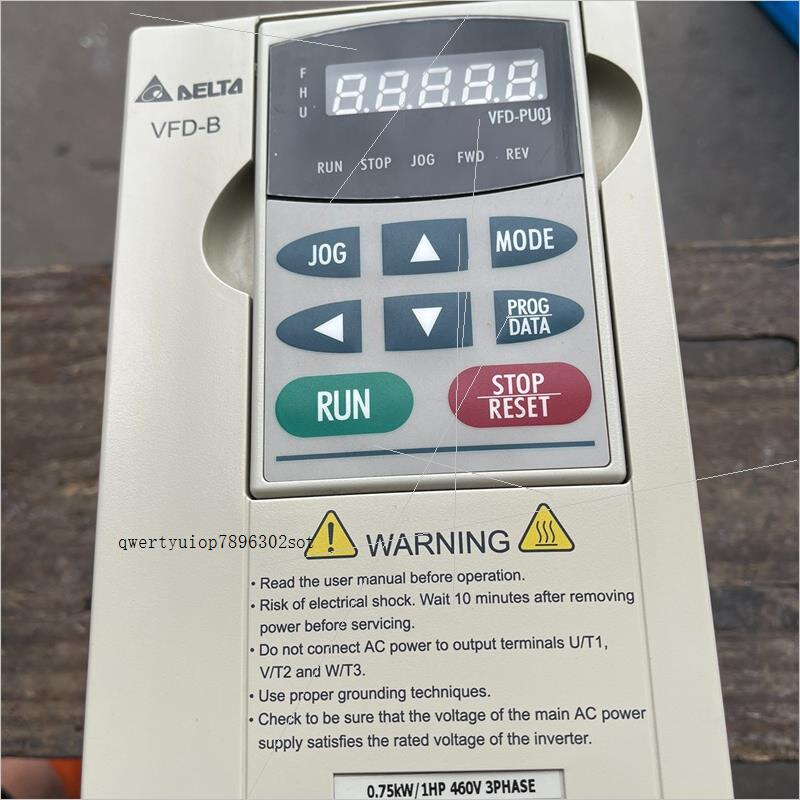 拍前询价：台达变频器VFD007B43A/0.75KW/380V成色漂