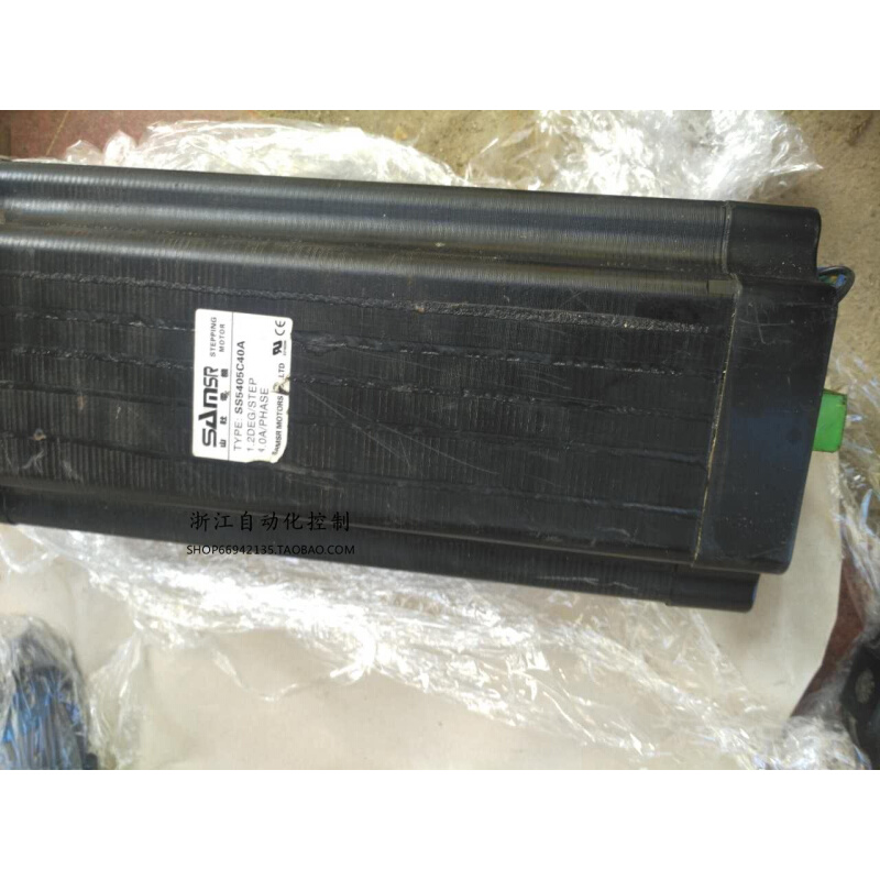 拍前询价：山社130步进电机三相SS5405C40A  二手