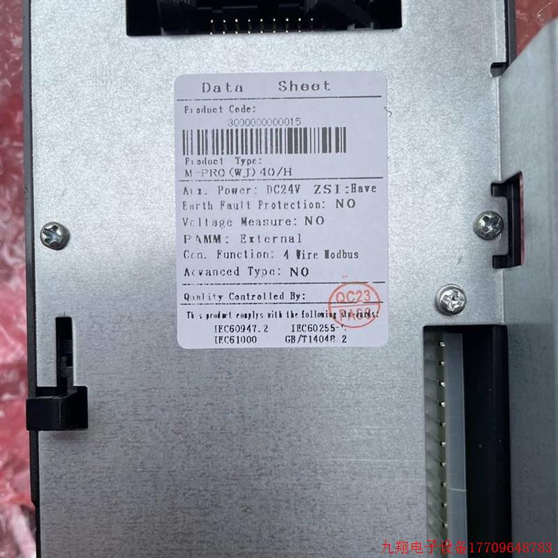 拍前询价:通用电气WJ(M-PRO)智能控制器单元DC24V断路器M-PACT