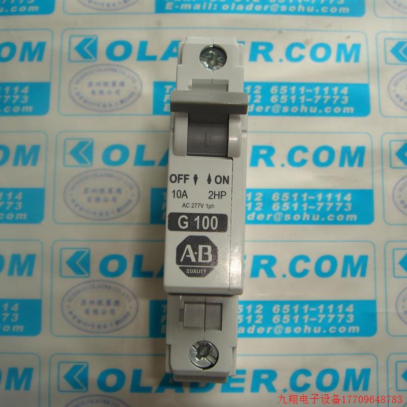 拍前询价:ALLEN-BRADLEY 1492-CB1G100 10A 美国AB电路保护器【O