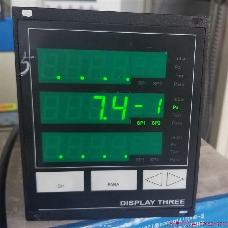 拍前询价:莱宝真空计显示器英福康真空计PSG500