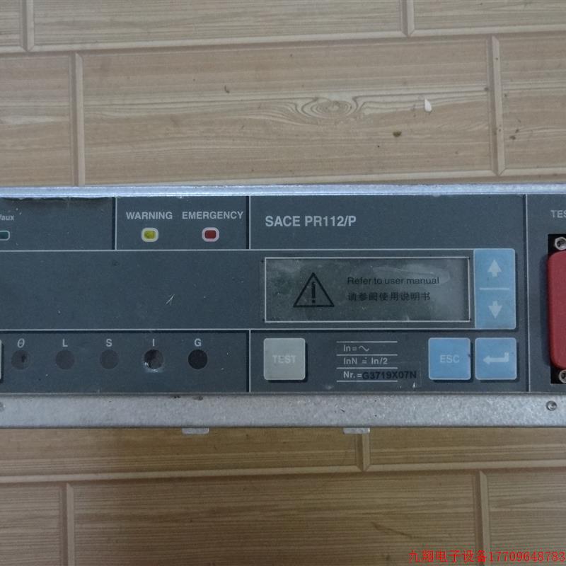 拍前询价:ABB 框架断路器电子脱扣器SACE PR112/P 现货处理价 原