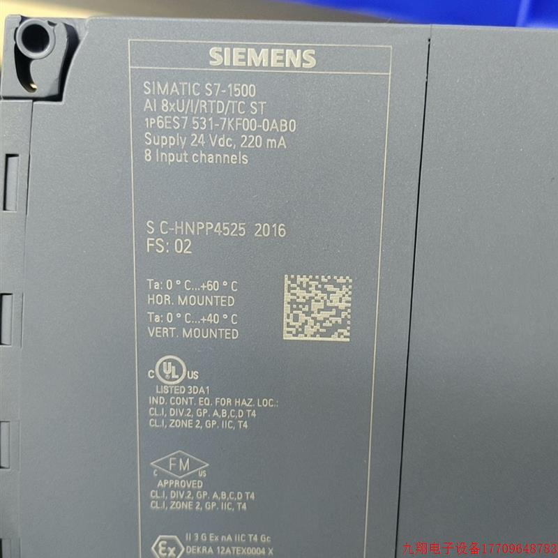 拍前询价:6ES7531-7KF00-0AB0二手,有少量现货,