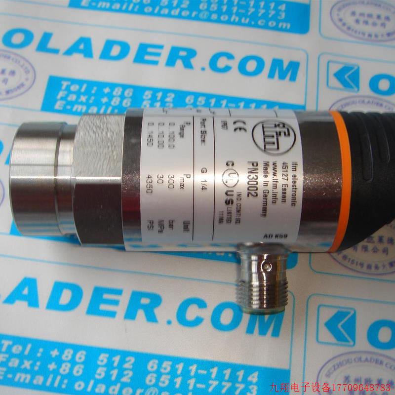 拍前询价:【原装正品】 IFM PN3002(PN-010-SBR14-MFPKG/US/N)