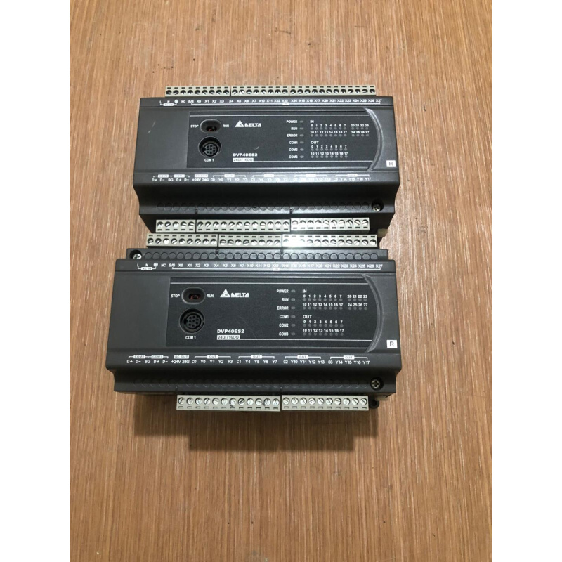 拍前询价：9新PLC编程控制器 和扩展模块DVP40ES200R询价为准