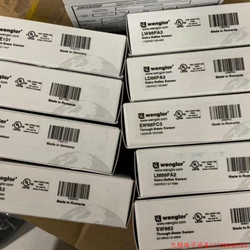 拍前询价:全新wenglor威格勒光电Y1TA100QXT3 PINE101 HW11PA3 L