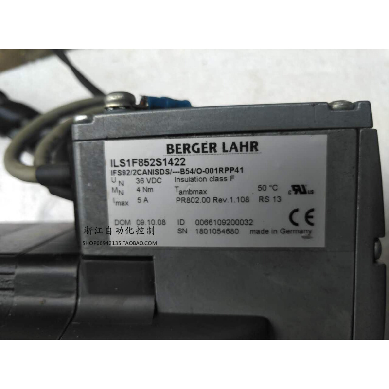 拍前询价：百格拉 一体化步进电机 ILS1F852S1422 二手拆机
