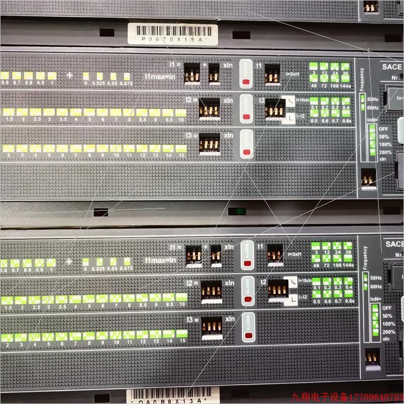 拍前询价:(议价)AB断路器控制器:1000A,SACE PR121/P,拆机