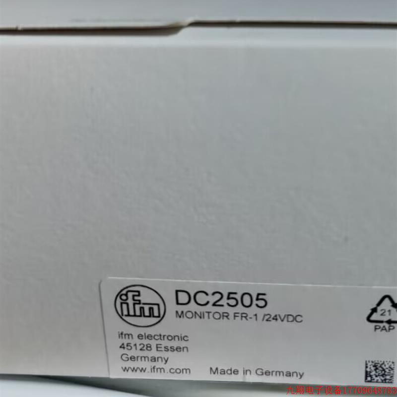 拍前询价:IFM DC2505 DD0203 DD2503 DI0001 全新原装正品易福门
