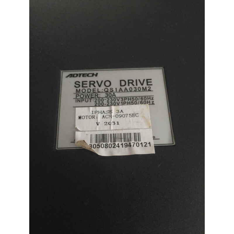 拍前询价：ADTECH 众为兴 QS1AA030M2 伺服驱动器 成色非常新