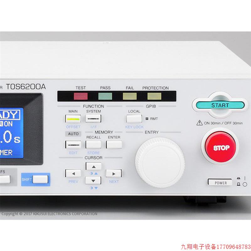 拍前询价:TOS6200A菊水KIKUSUI 接地导通测试仪 接地电阻测试仪