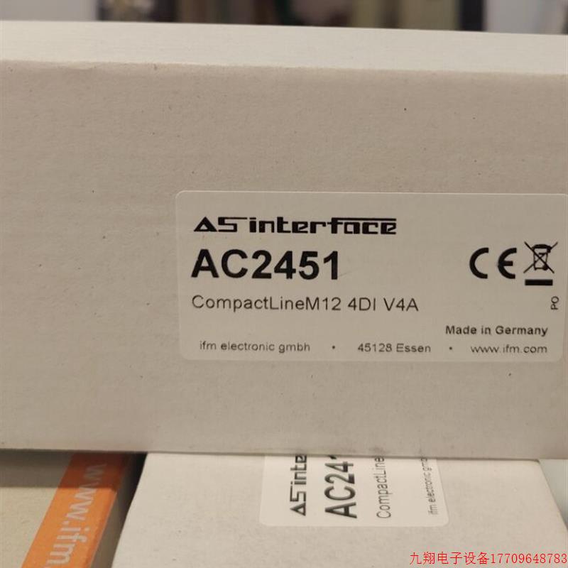 拍前询价:IFM AC2417 AC2451 AC2457 AC2512 全新原装正品易福门