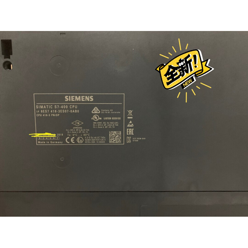 拍前询价：（议价）6ES7416-3ES07-0AB0  19年 全新裸机，实