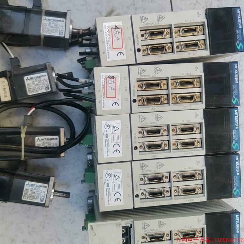 拍前询价:(议价)三菱伺服马达驱动器 MR-J2S-10B 有五个其中一