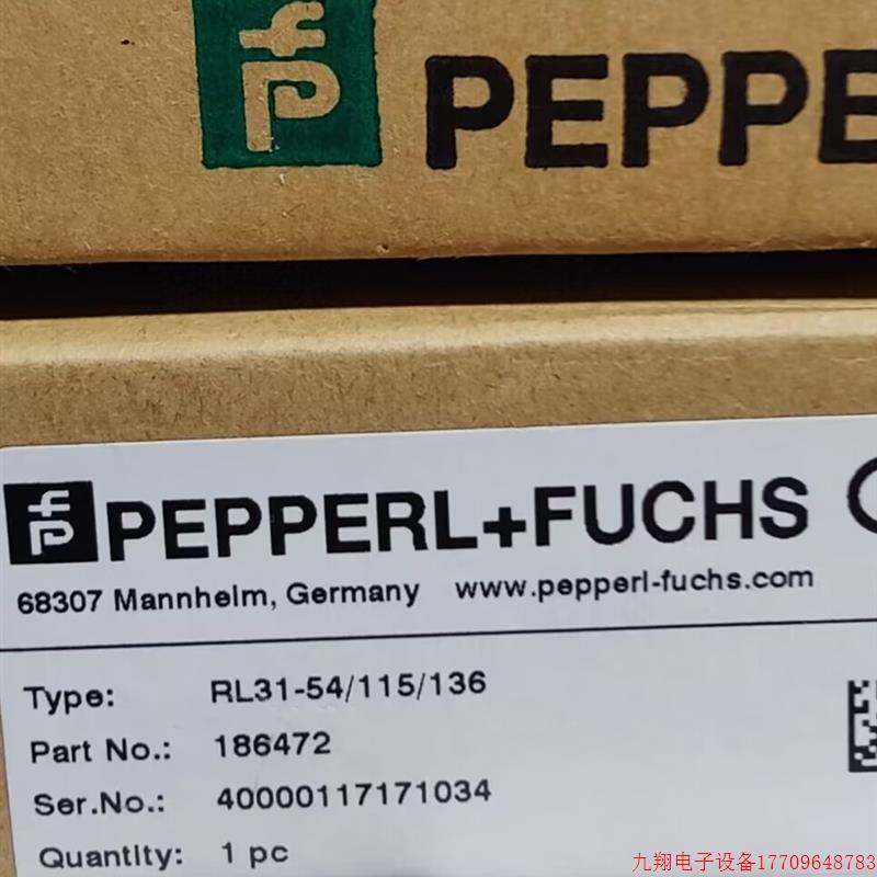 拍前询价:全新原装正品p+f 倍加福 RL31-54/115/136 现货包邮