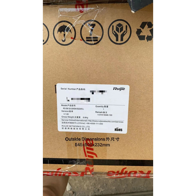 拍前询价：(议价）RG-S6120-20XS4VS2QXS-L