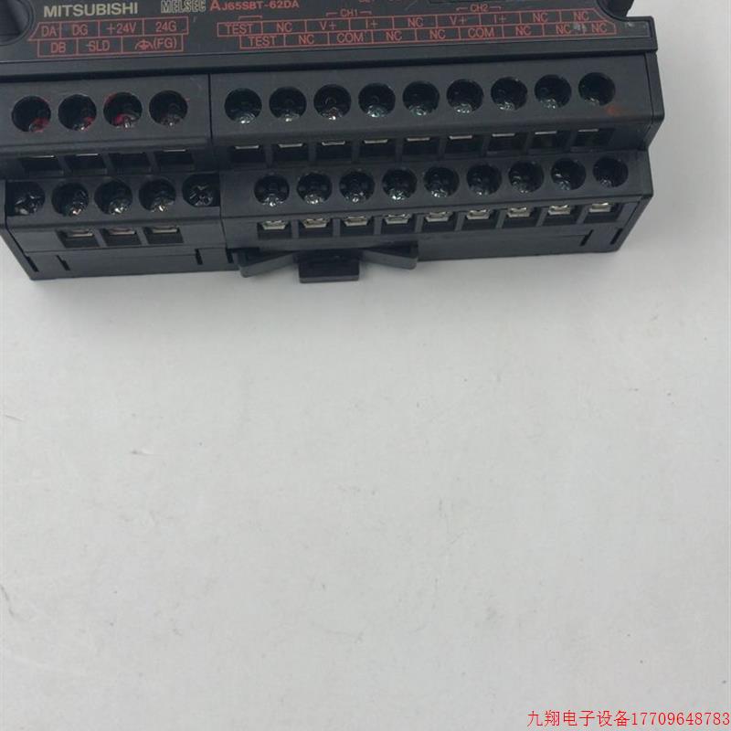 拍前询价:拆机MITSUBISHI三菱CCLINK模块AJ65SBT-62DA远程I/O模