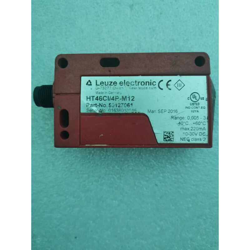 拍前询价：原装拆机  Leuze elecreonic  HT46CI/4P-M12  实物拍