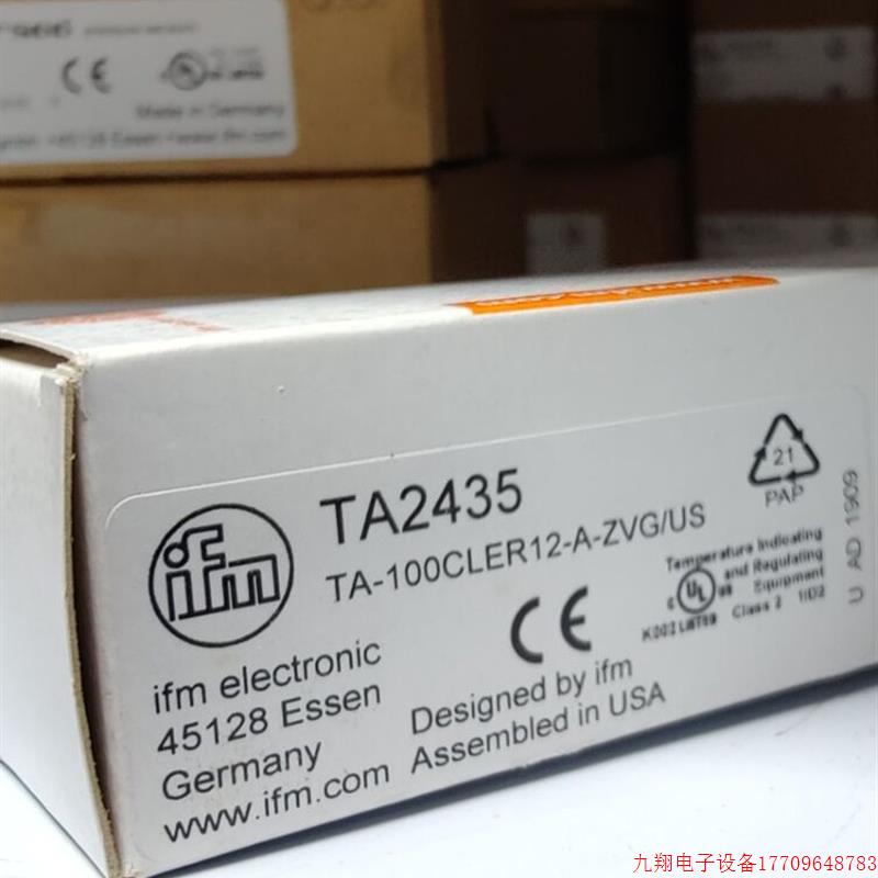 拍前询价:IFM TA2435 TA2437 TA2502 TA2512 全新原装正品易福门