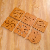 Столовый стол полого бамбукового деревянного противоизлопляционного прокладки кухня против расщепления изоляционной прокладки