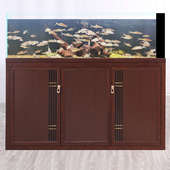 鱼缸水草缸水族箱底滤客厅超白玻璃兰寿溪流缸包背侧溢流生态海缸