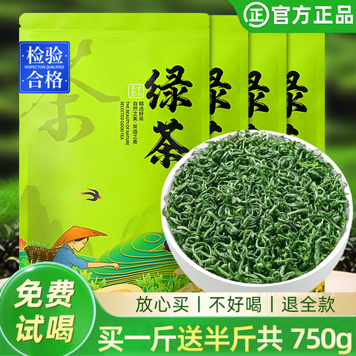 发1.5斤 绿茶毛尖2026新茶春茶浓香型茶叶散装高山云雾炒青茶袋装