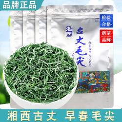 古丈毛尖绿茶叶2025新茶明前嫩芽浓香型高山茶袋装店有保靖黄金茶