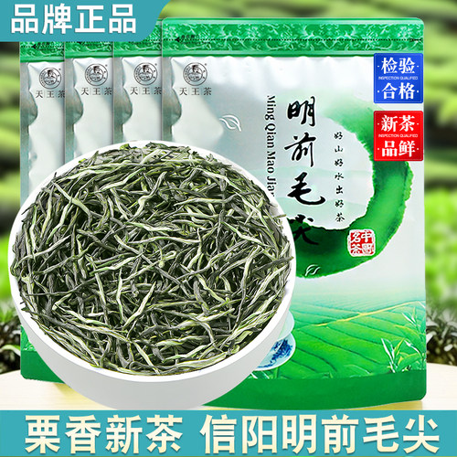 明前毛尖嫩芽绿茶2026新茶浓香型春茶信阳茶叶正品高山云雾炒青茶