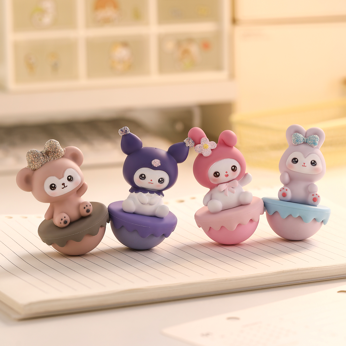 不倒翁摆件办公治愈情绪生日礼物